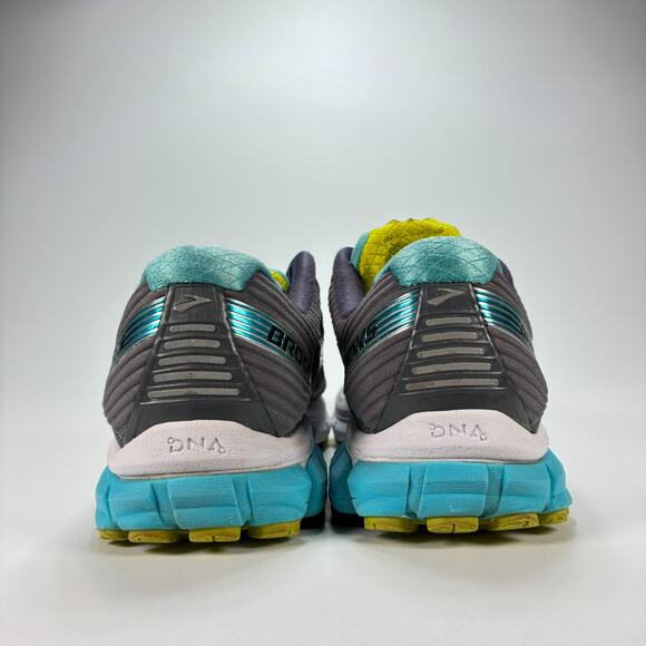 Brooks Ghost 9 Gray Blue Lace Up Road Running Shoes 1202251B151 Women's Size 7.5 - Picture 5 of 10